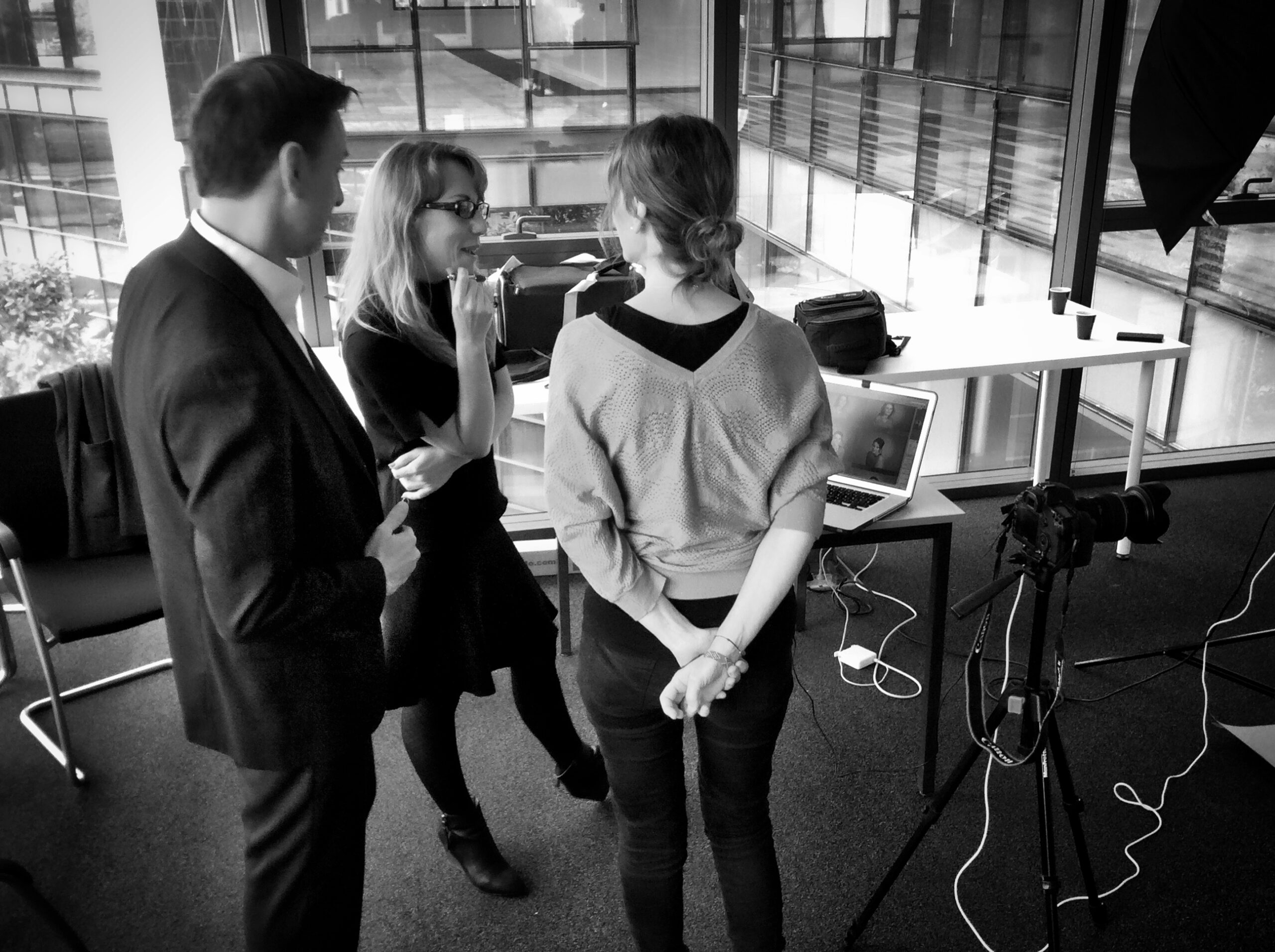 shooting backstage